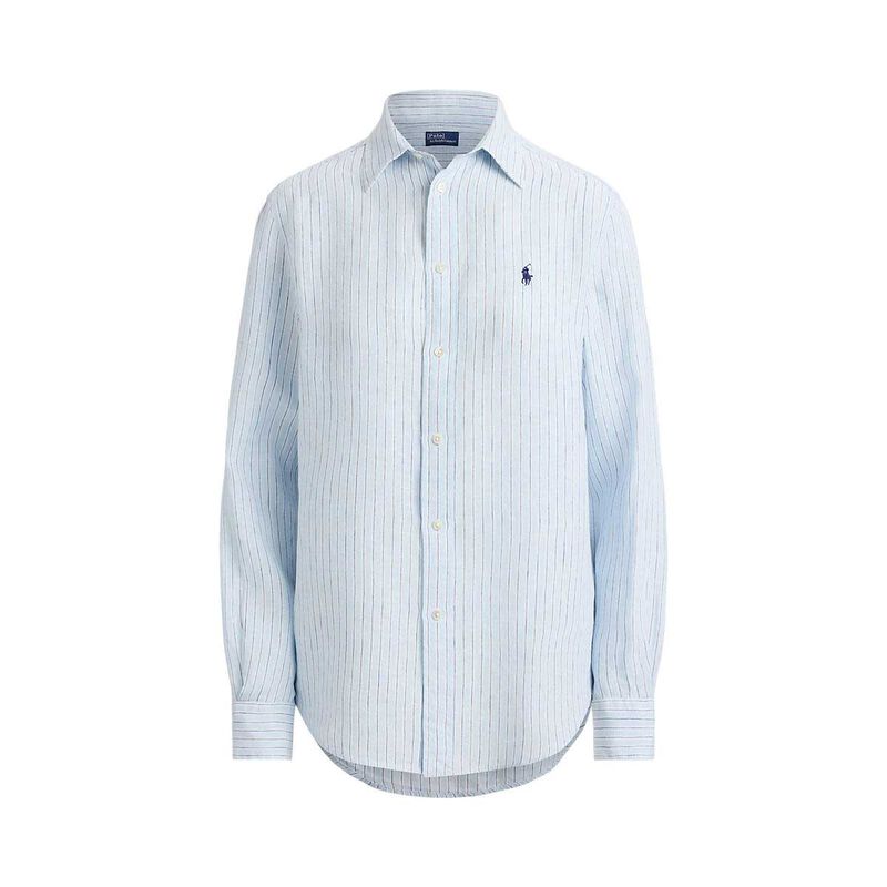 Polo Ralph Lauren Classic Fit Striped Linen Shirt image number 2